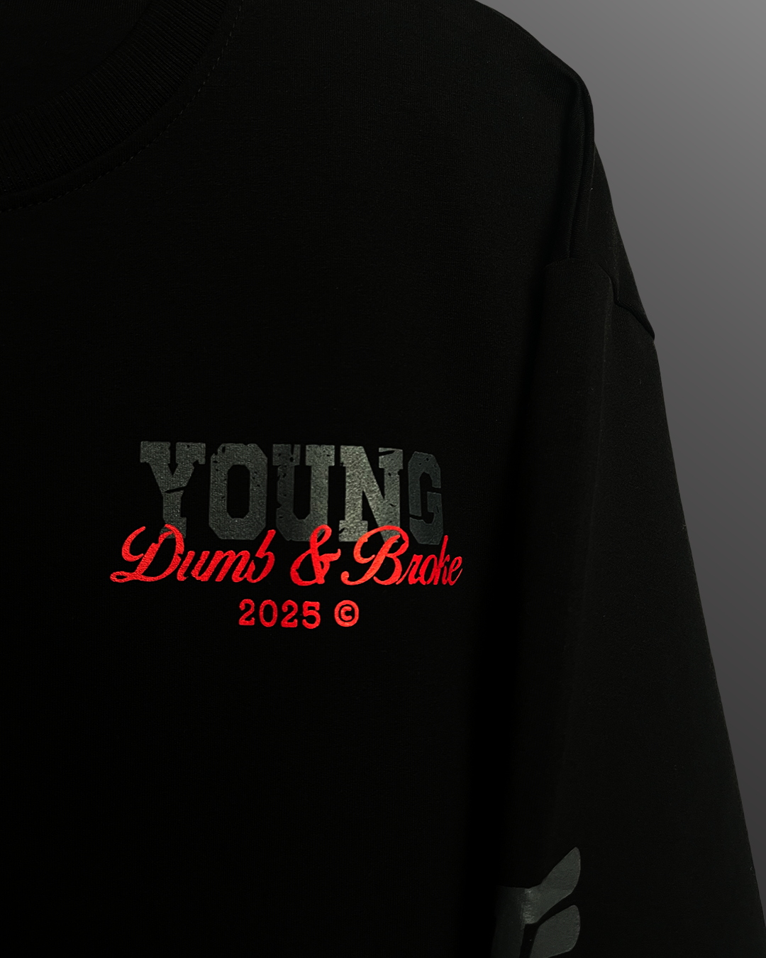 Young  Black Heavyweight T-Shirt