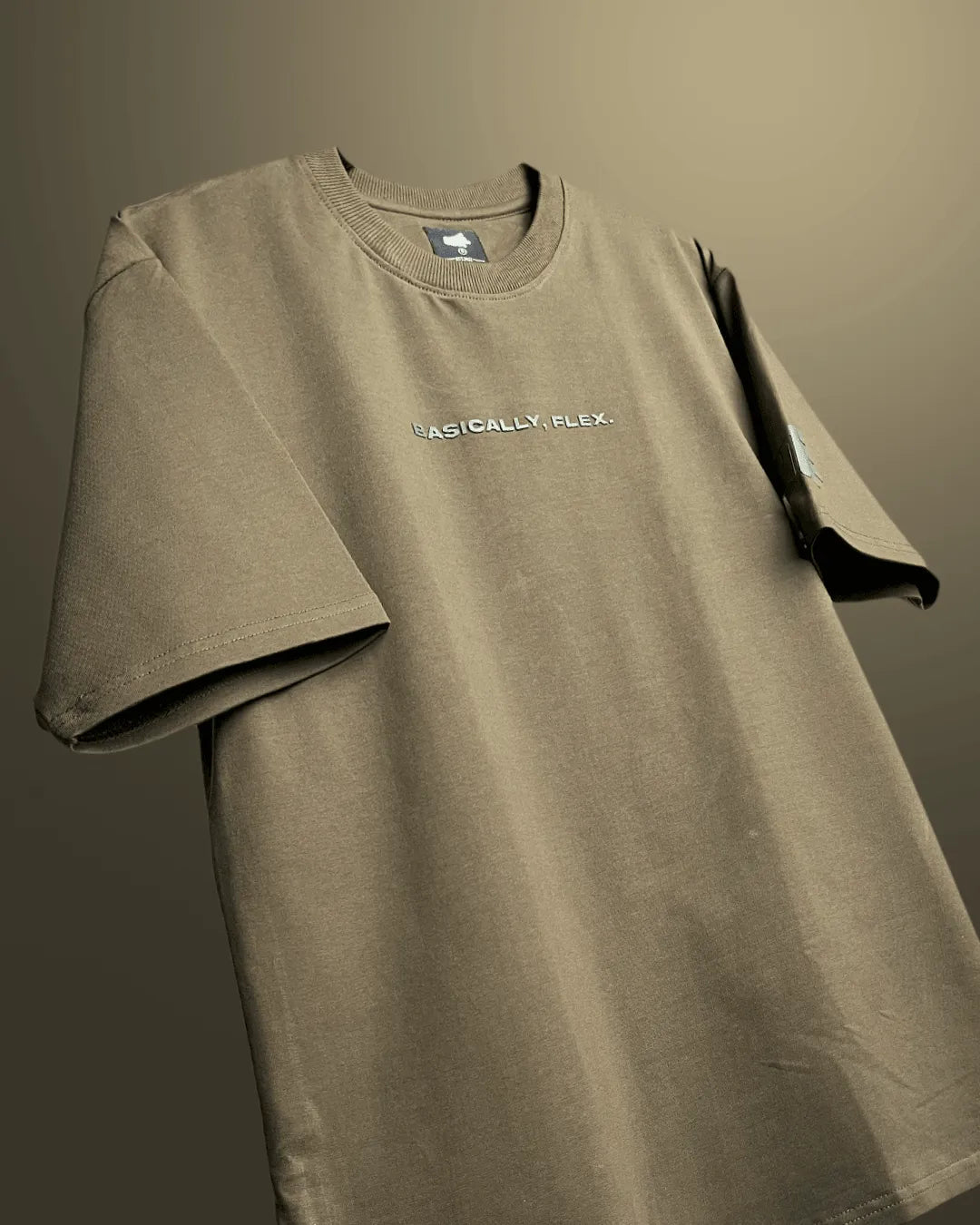 Basic Olive Heavyweight Oversized T-shirt