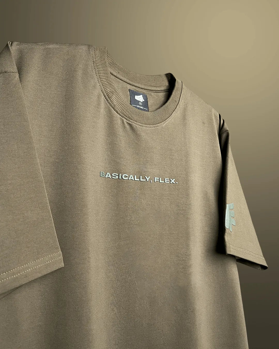 Basic Olive Heavyweight Oversized T-shirt