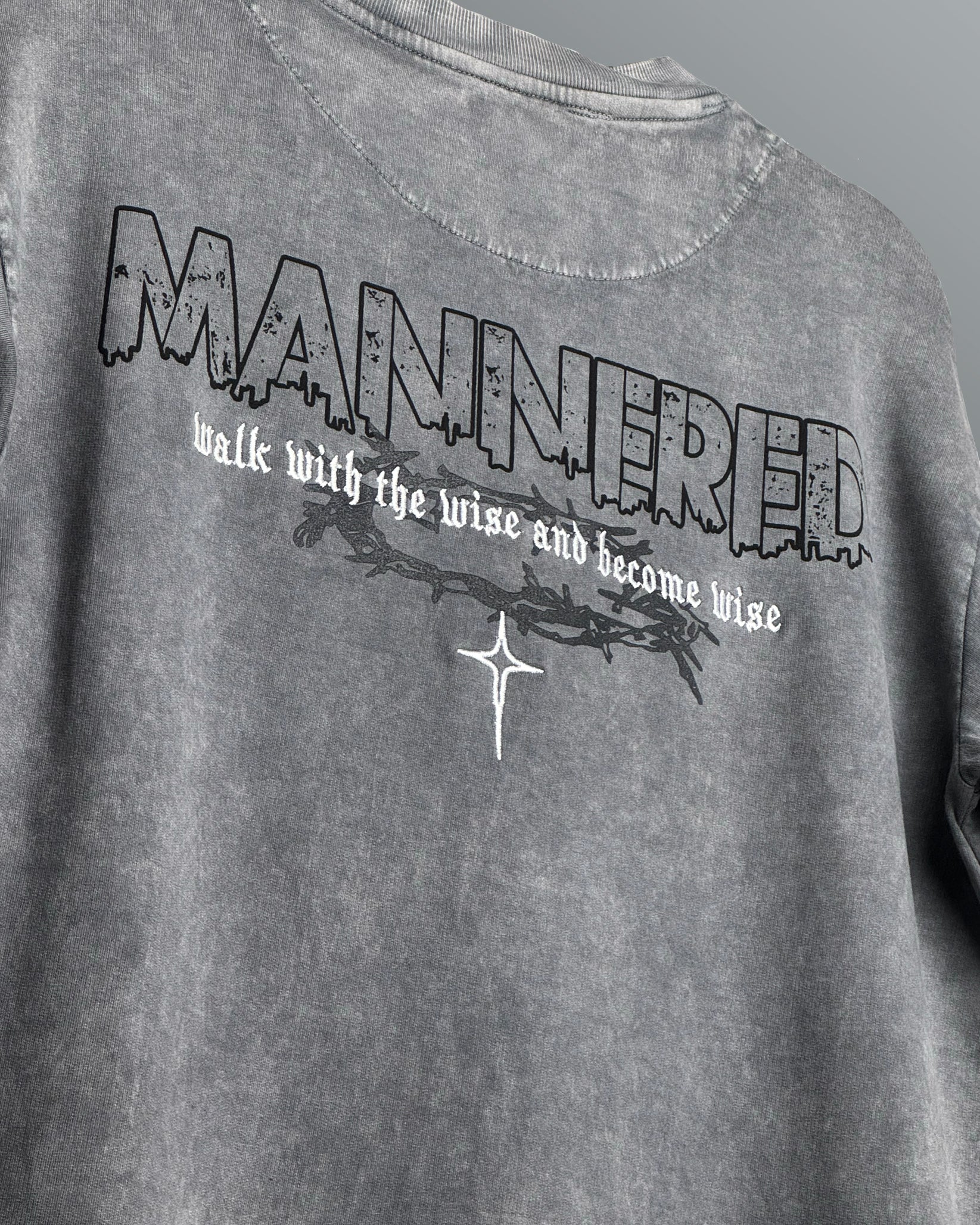 Mannered Acid Wash T-Shirt