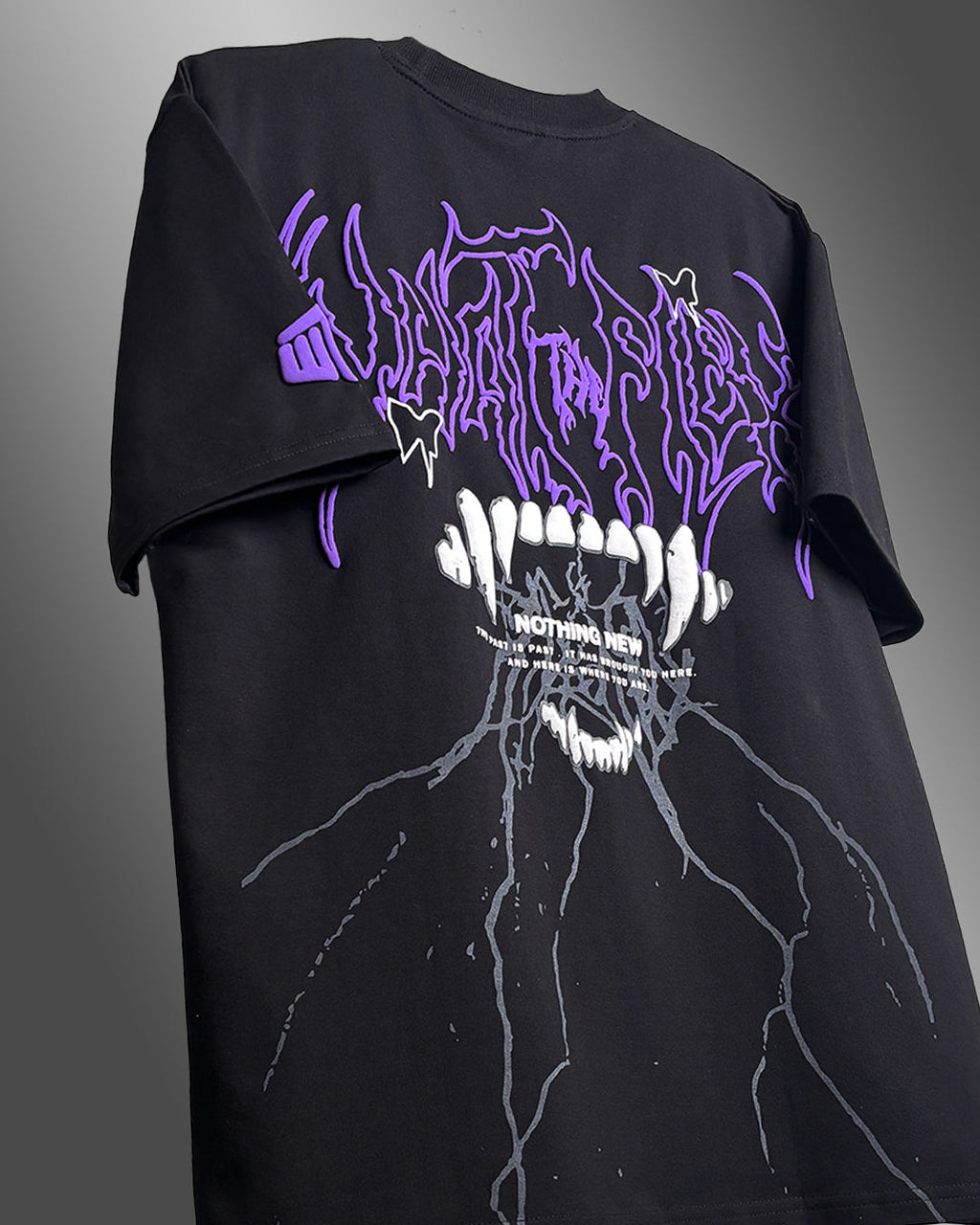 Nothing New Black Heavyweight Oversized T-shirt