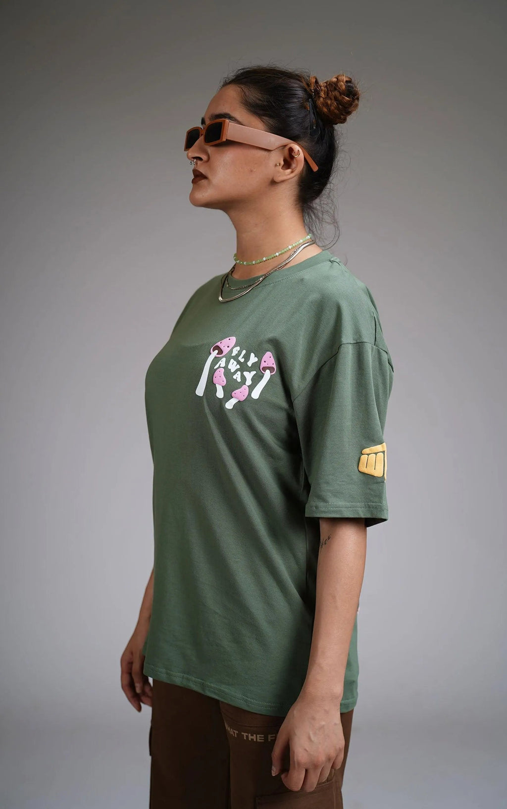 Sell Your Soul Dark Green Oversized T-shirt