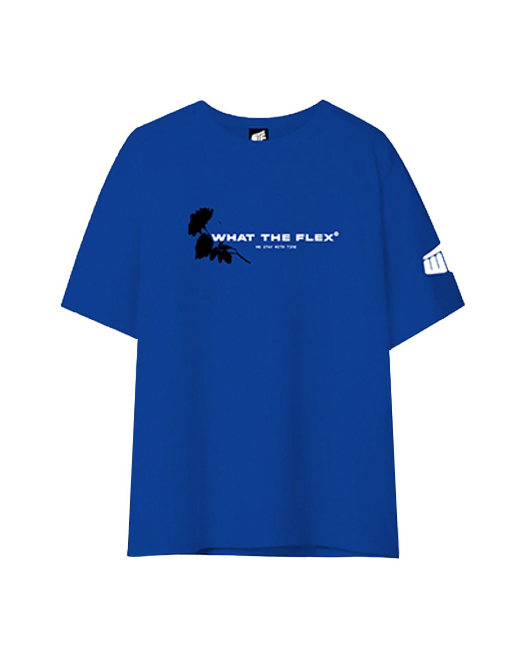 Too Fast Oversized Heavyweight Blue T-shirt