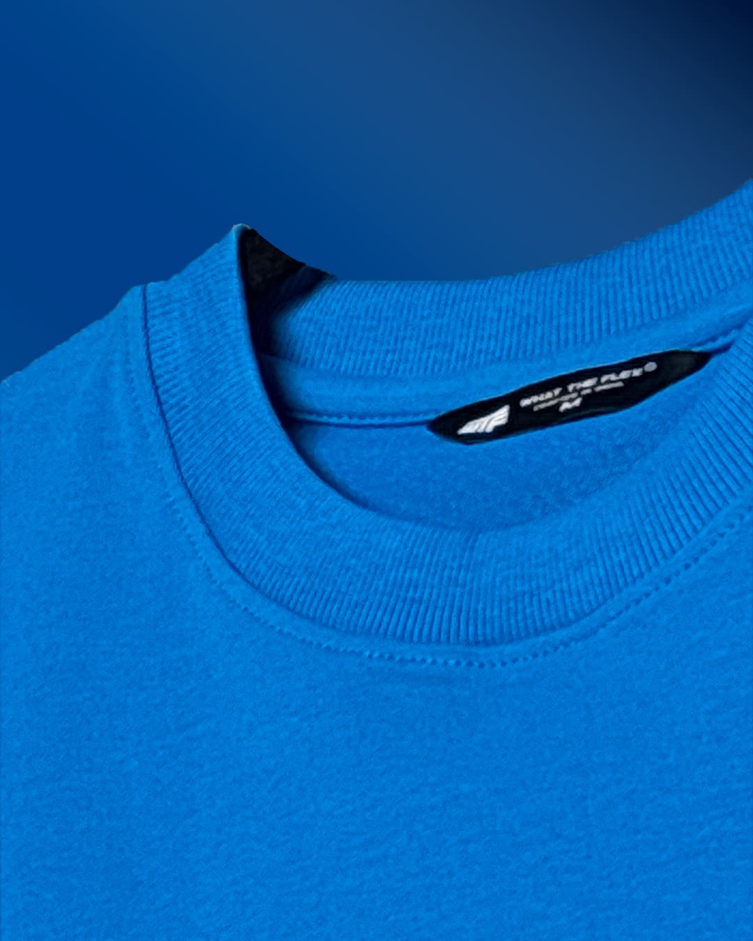 Too Young Heavyweight Blue Oversized T-shirt