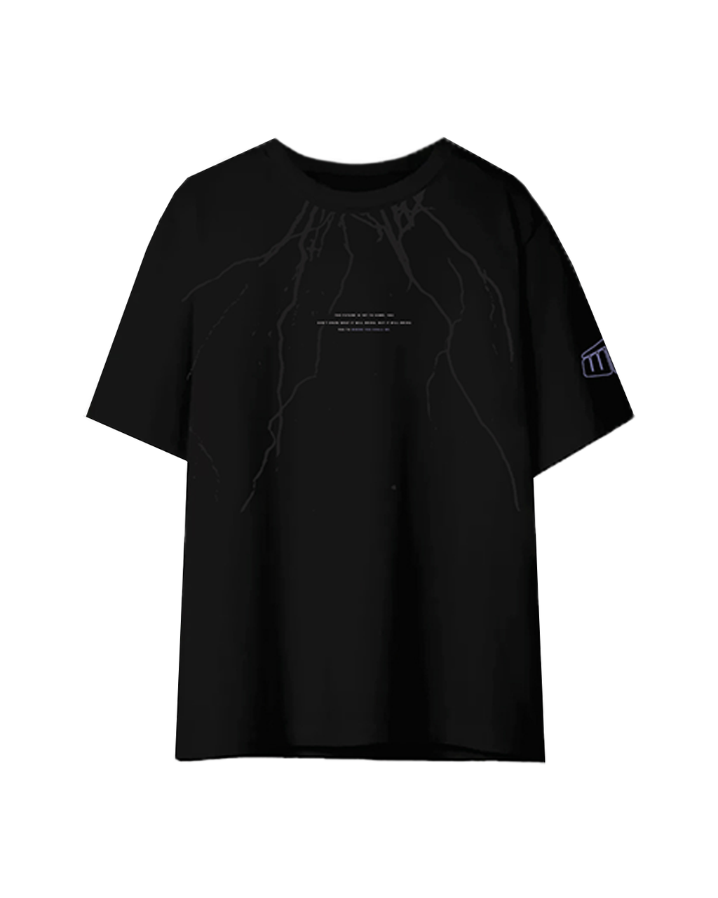 Nothing New Black Heavyweight Oversized T-shirt